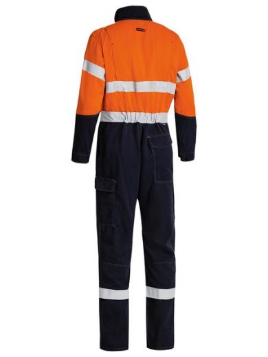 Picture of Bisley Tencate Tecasafe® Plus 700 Taped Hi Vis Engineered Fr Vented Coverall
